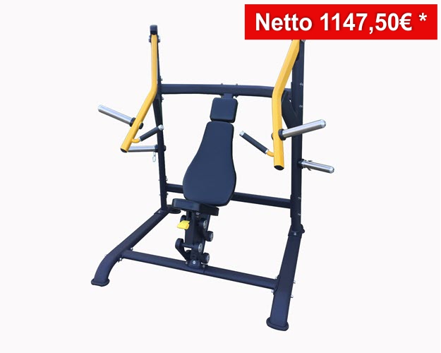 AGG004 - Incline Chest Press / Schrägbank Plate Loaded Gamma Line