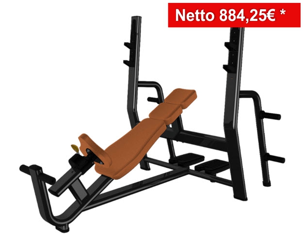 PR0025 - Olympic Incline Bench/Bankdrücken schräg Premium Line