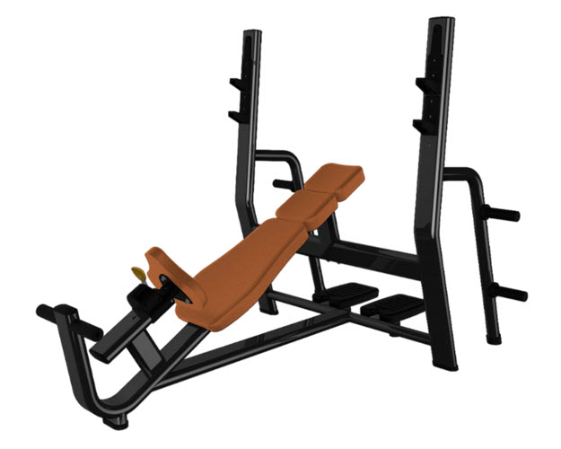 PR0025 - Olympic Incline Bench/Bankdrücken schräg Premium Line 