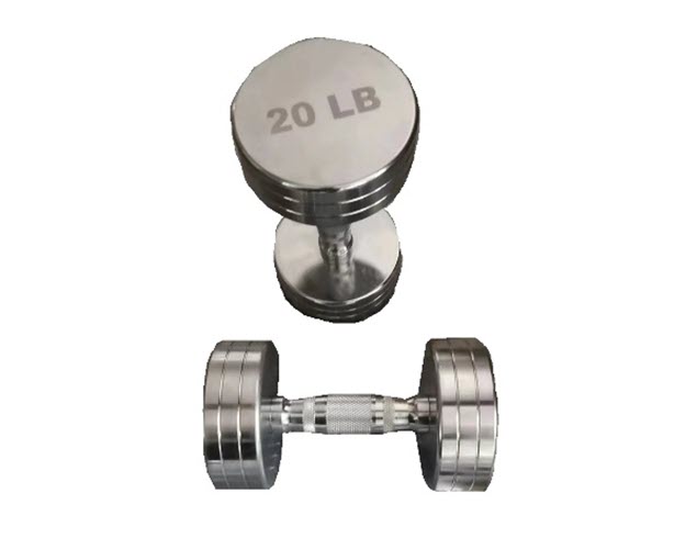 A0007 - Chrome dumbbells